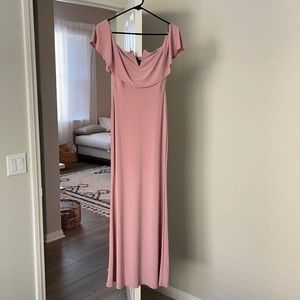 NWT Off the Shoulder Maxi Dress
